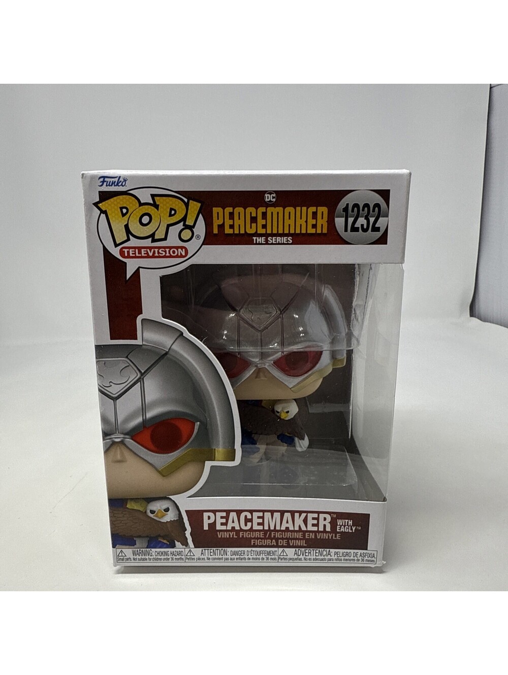 NEW Peacemaker in Underwear #1232,Peacemaker With Eagly , Funko Pop! Television